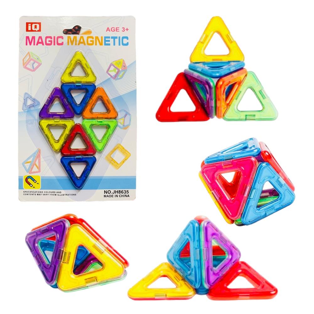 Juego Magnético Bloques Didáctico 8 Pcs