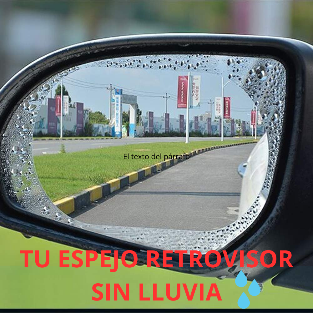 Pegatina Impermeable Espejos Retrovisor