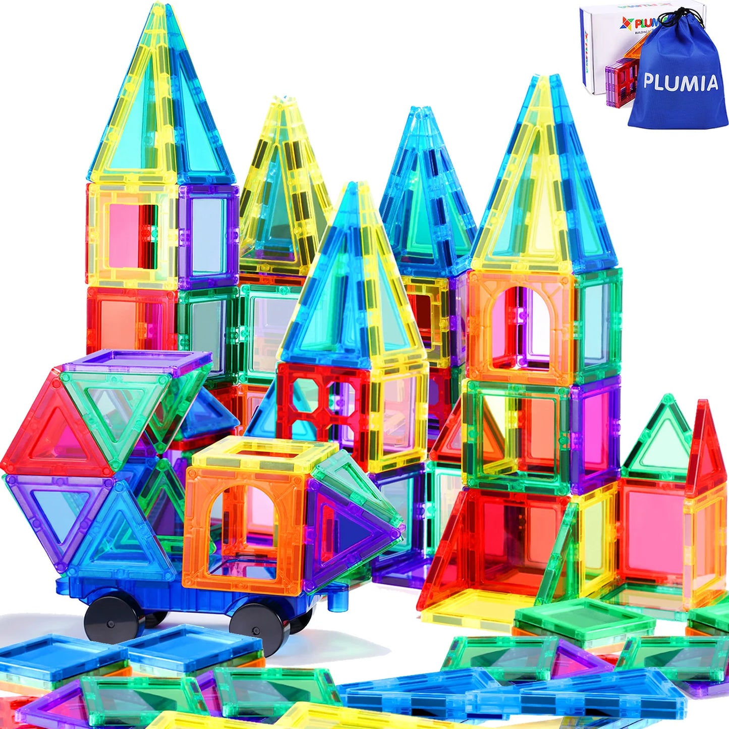 Juego Magnético Bloques Didáctico 30 Pcs